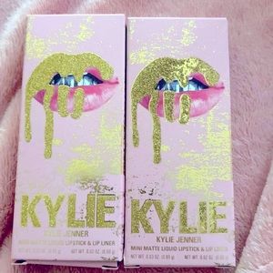 Kylie cosmetics mini liquid lip & liner set